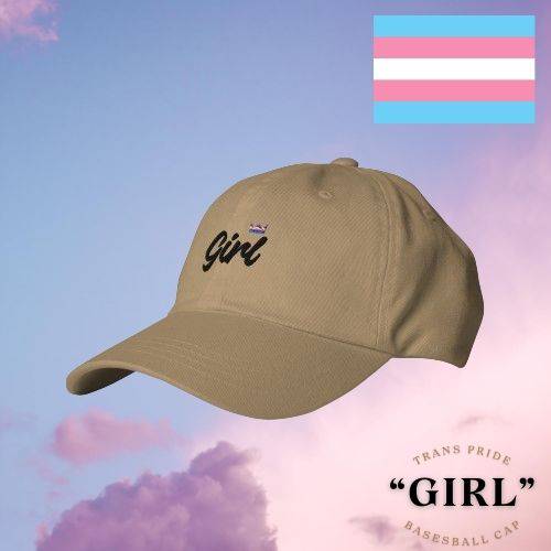 Girl Trans Pride Dad hat - Rose Gold Co. Shop