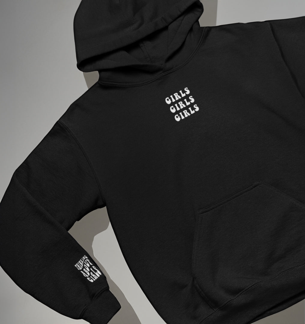 Some Girls Kiss Girls hoodie, view 4 — Rose Gold Co