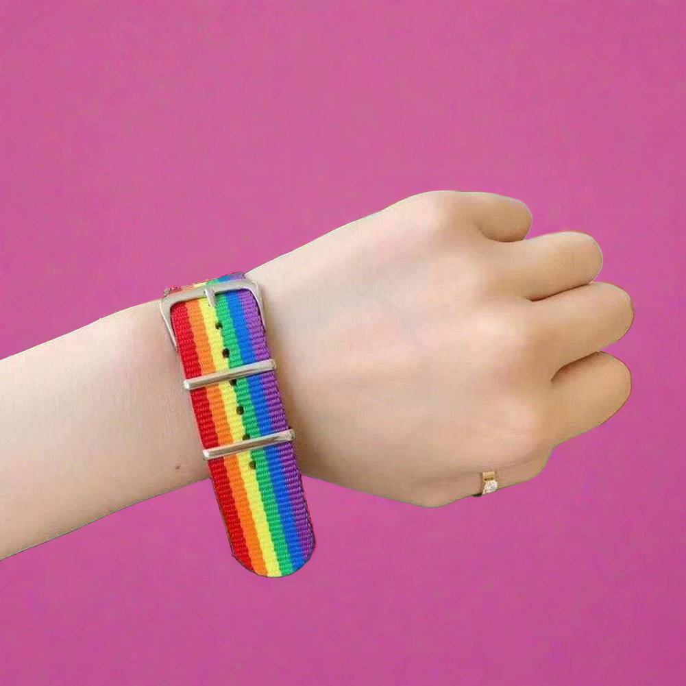 LGBT_Pride-LGBTQIA+ Pride Belt Bracelet - Rose Gold Co. Shop