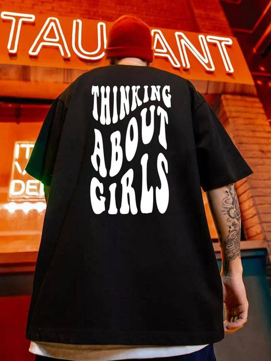 Thinking About Girls Unisex t-shirt - Rose Gold Co. Shop