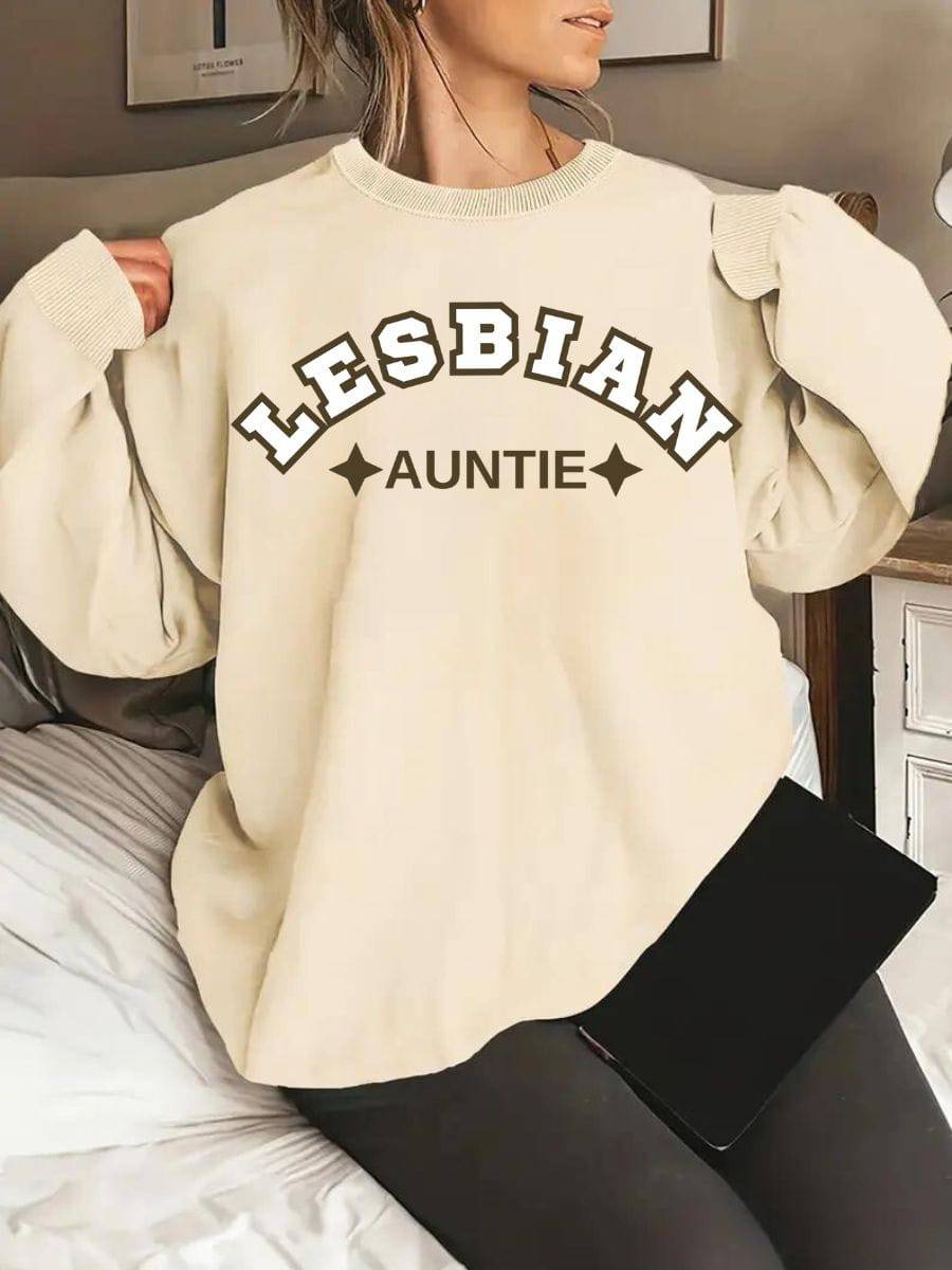 Lesbian Auntie sweatshirt — Rose Gold Co