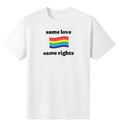LGBT_Pride-Same Love Same Rights T-shirt - Rose Gold Co. Shop