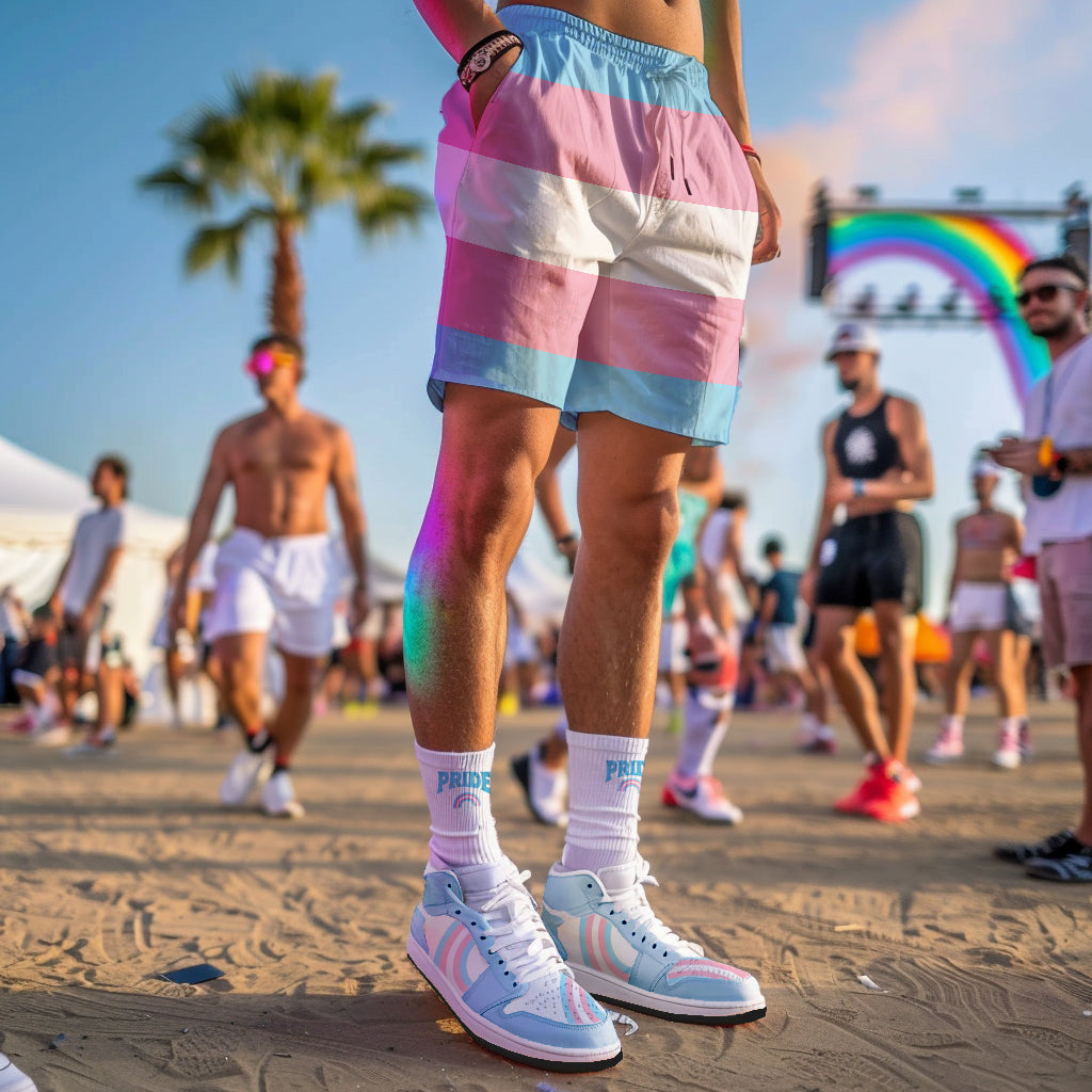 Transgender Flag Board Shorts