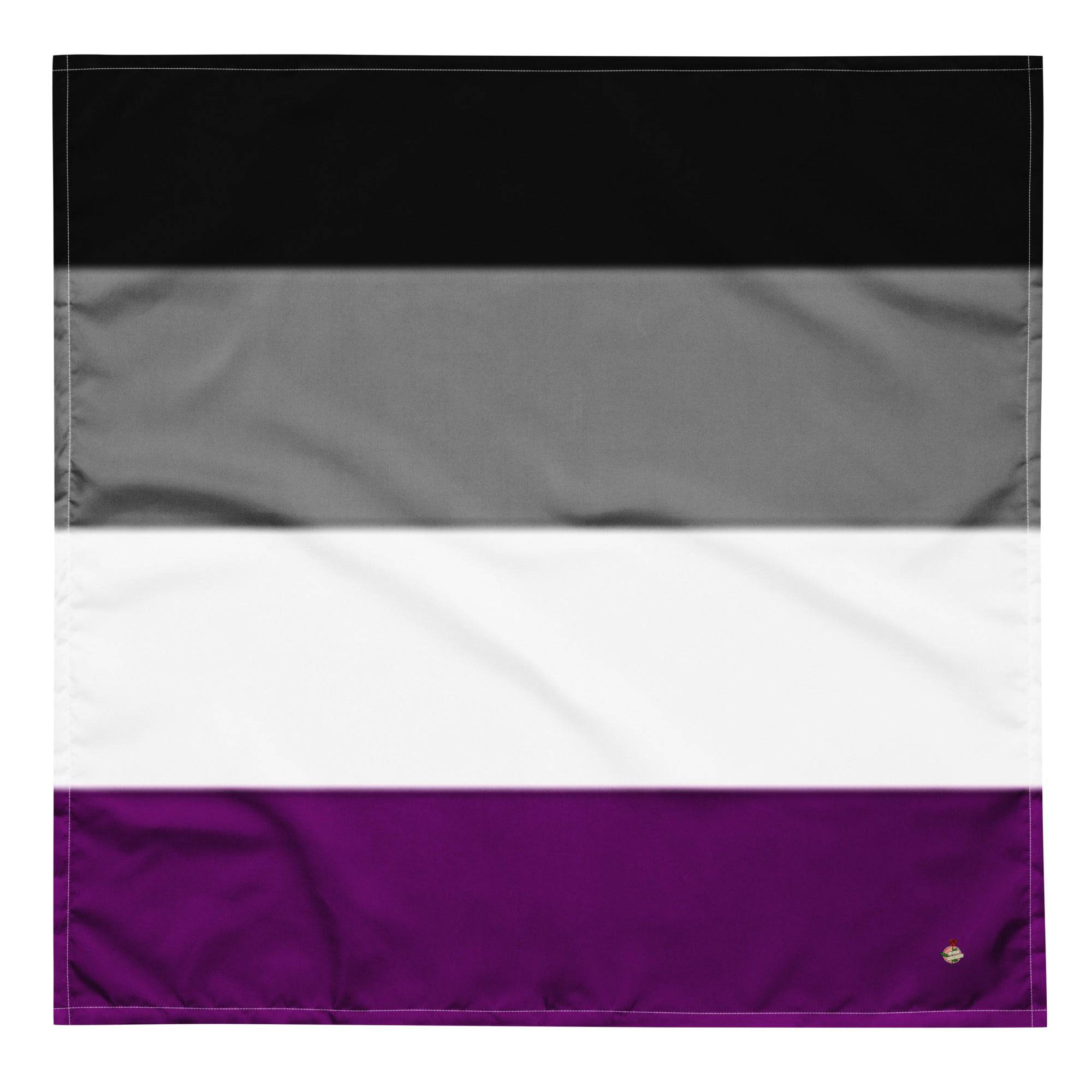 Ace pride flag bandana, view 4 — Rose Gold Co