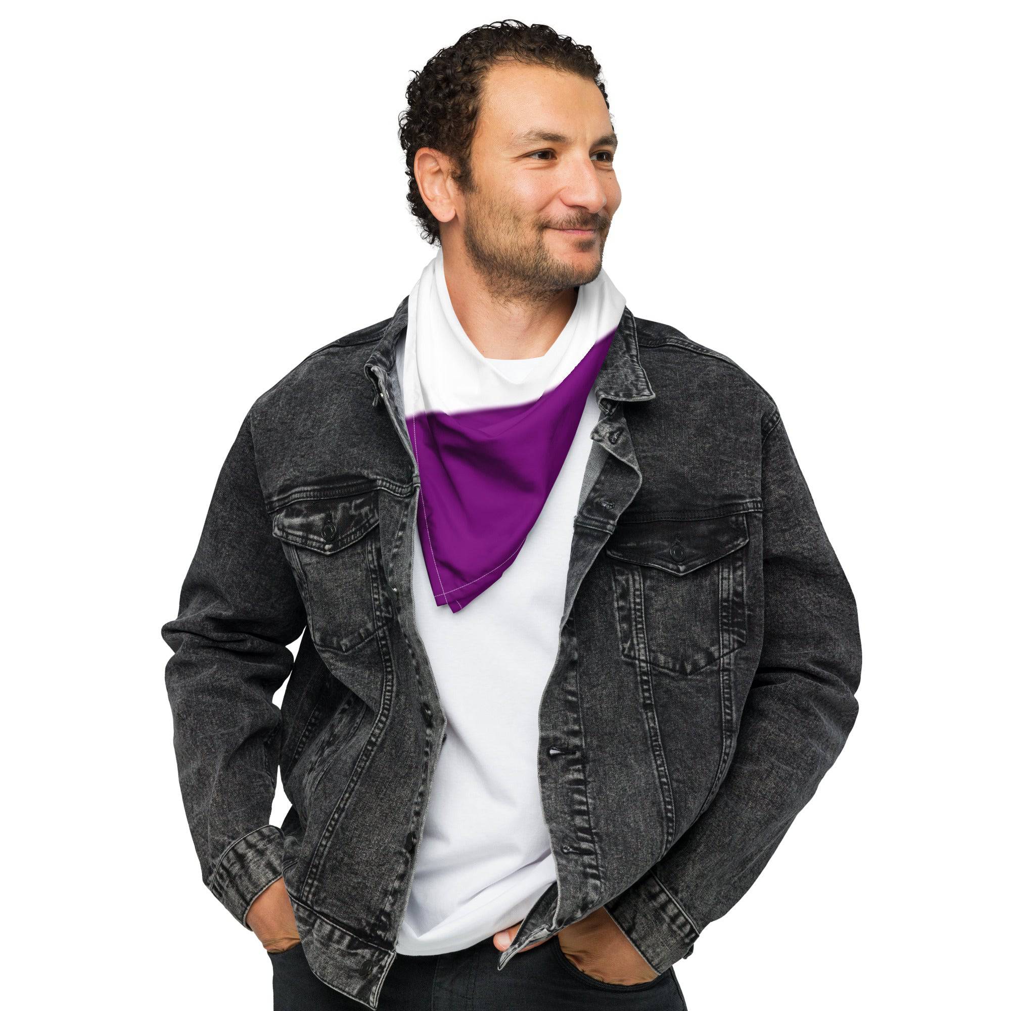 Ace pride flag bandana, view 6 — Rose Gold Co