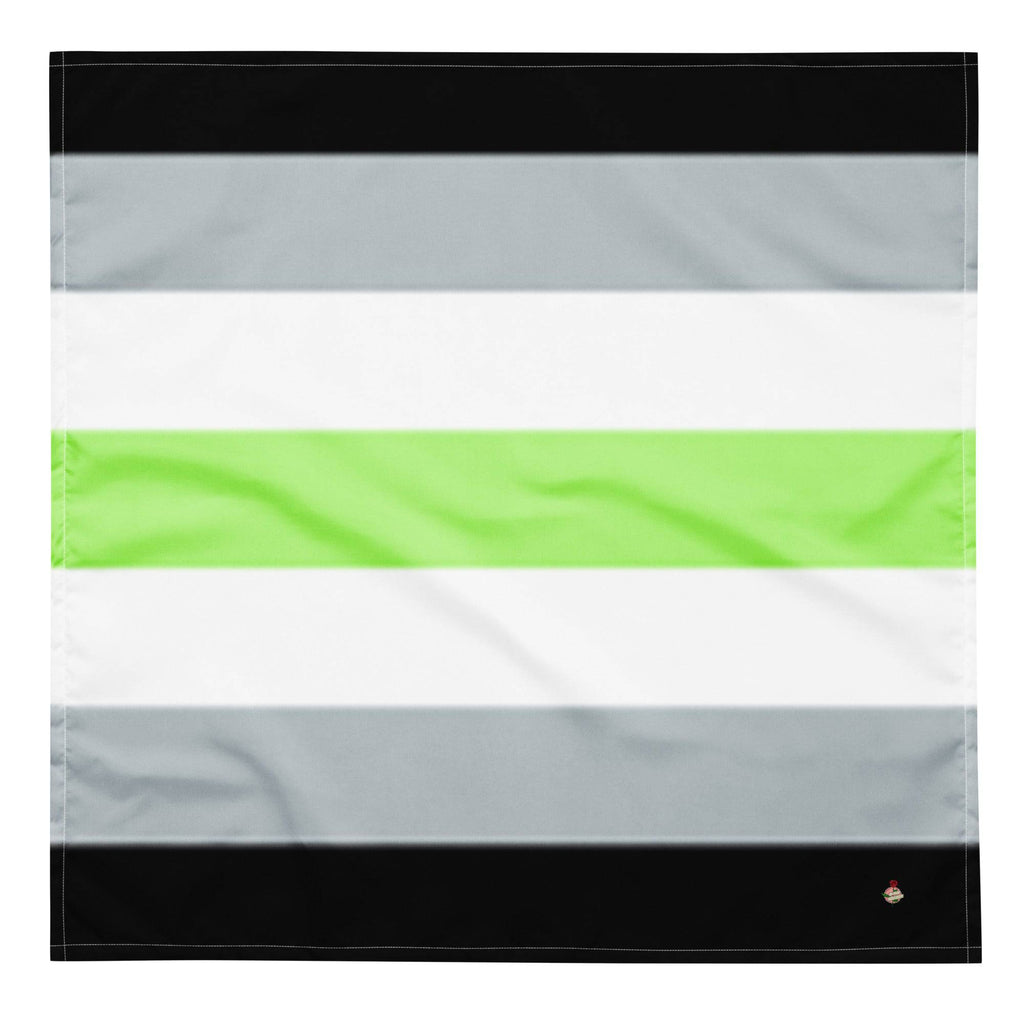 Agender pride flag bandana, view 3 — Rose Gold Co