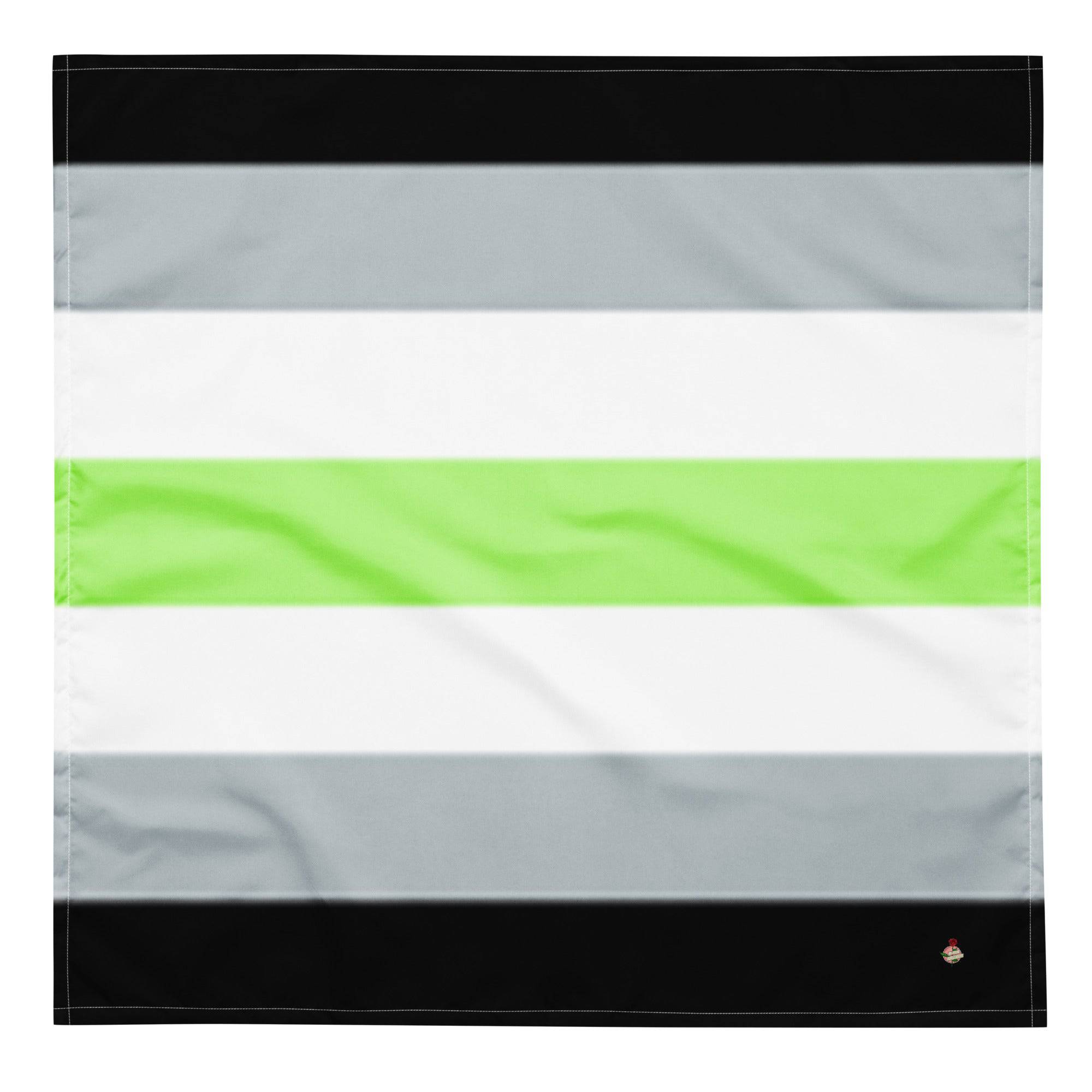 Agender pride flag bandana, view 3 — Rose Gold Co