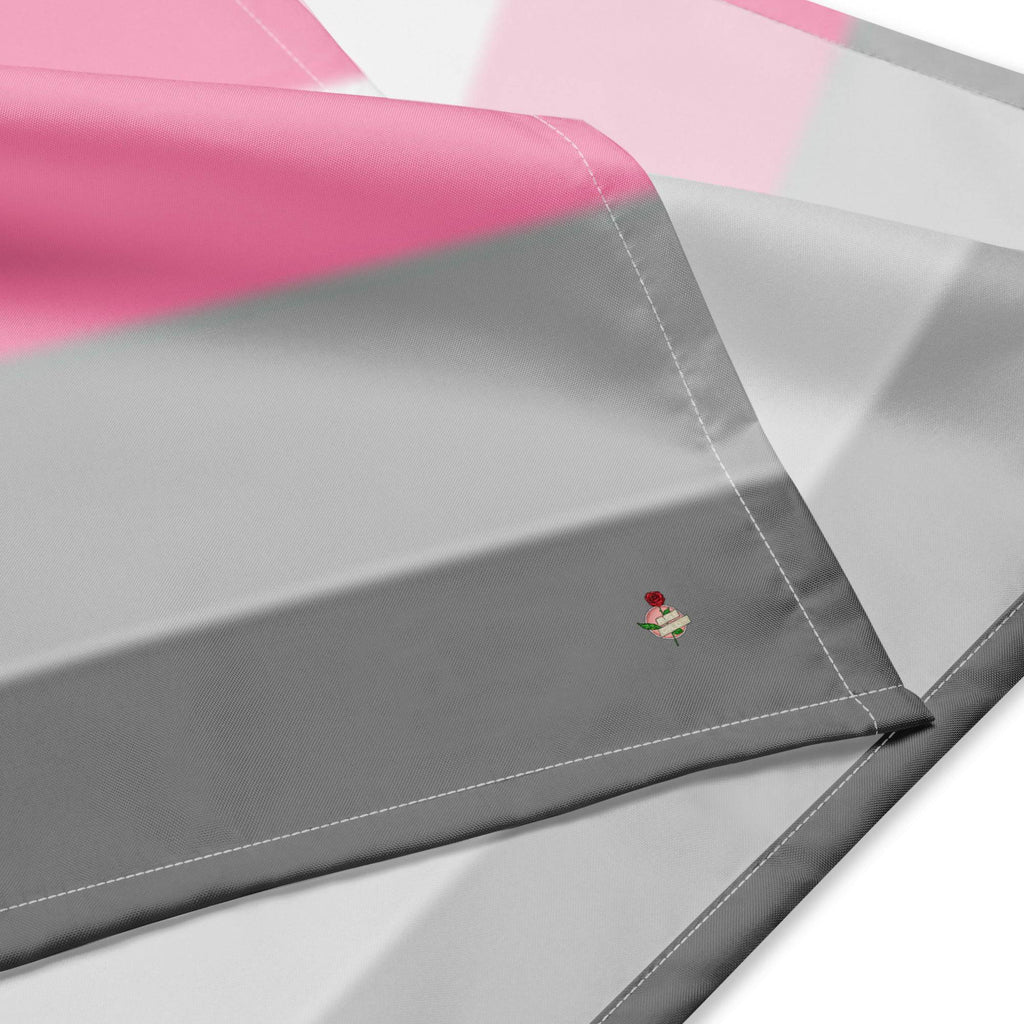 Demi girl pride flag bandana, view 3 — Rose Gold Co