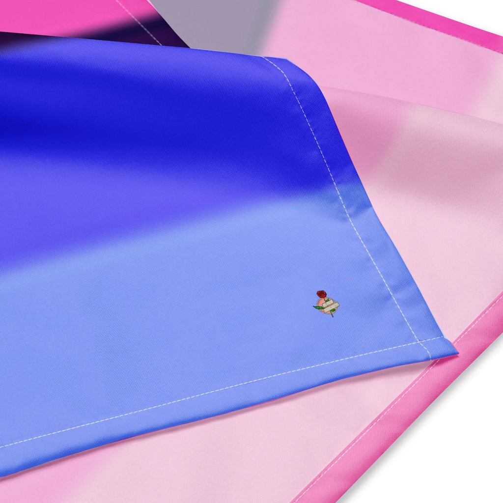 Omni pride flag bandana, view 2 — Rose Gold Co