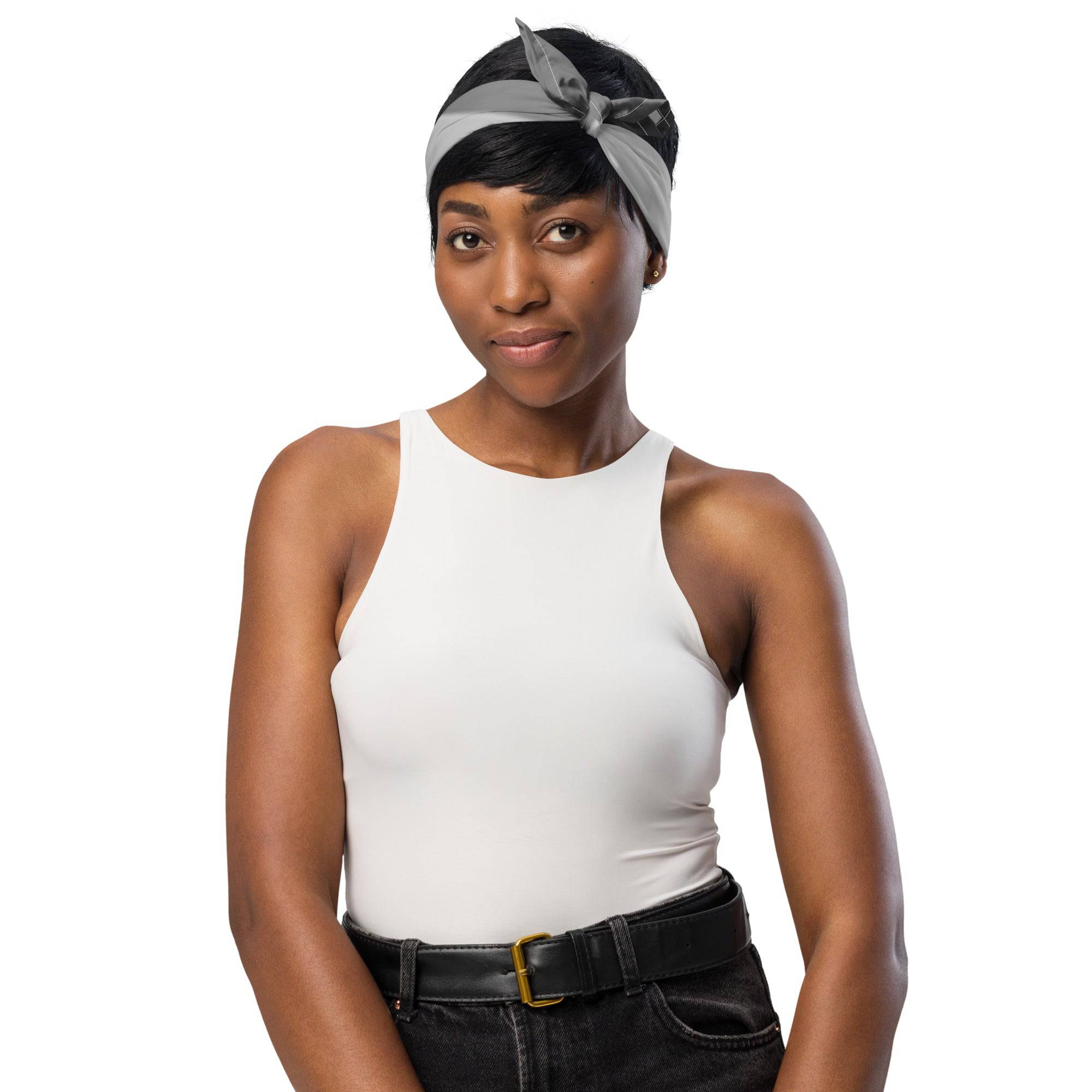 Demi girl pride flag bandana, view 6 — Rose Gold Co