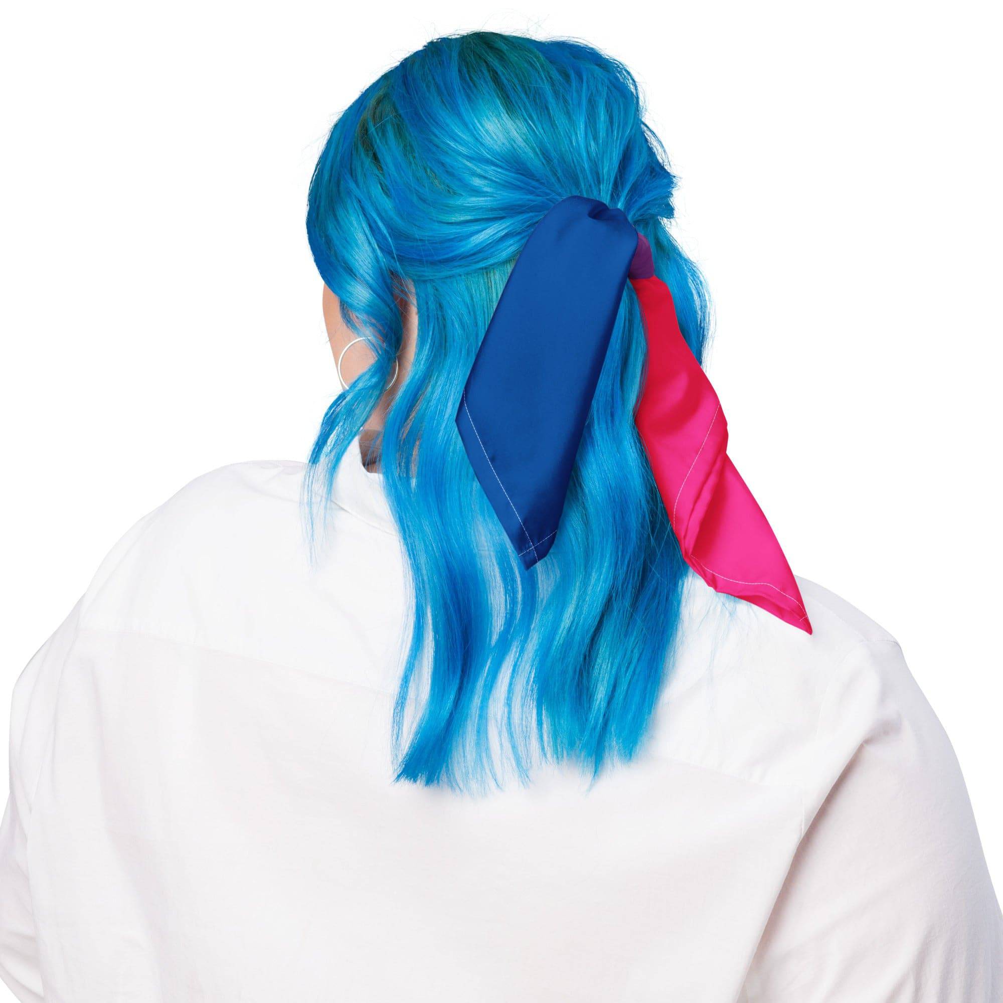 Bisexual pride flag bandana, view 5 — Rose Gold Co