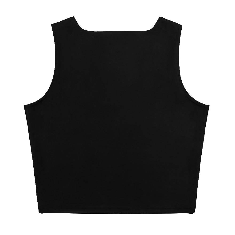 Human Rainbow crop top, view 3 — Rose Gold Co