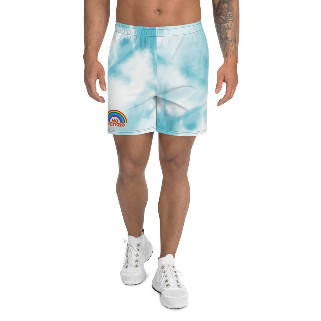 No Hetero athletic shorts, view 2 — Rose Gold Co
