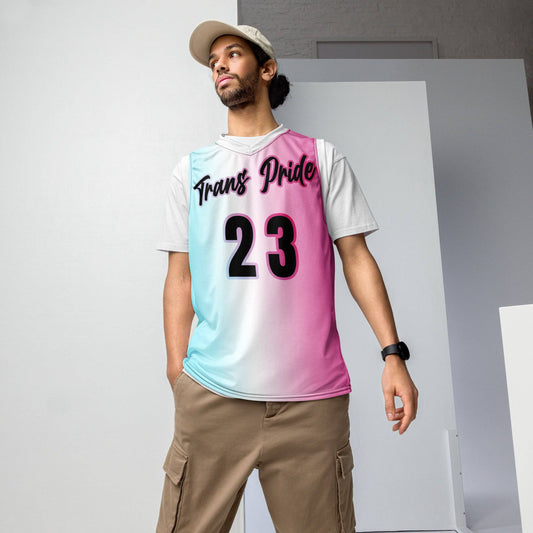 Trans Pride Recycled Jersey - Rose Gold Co. Shop