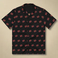 Girls Girls Girls button-up shirt, front view — Rose Gold Co
