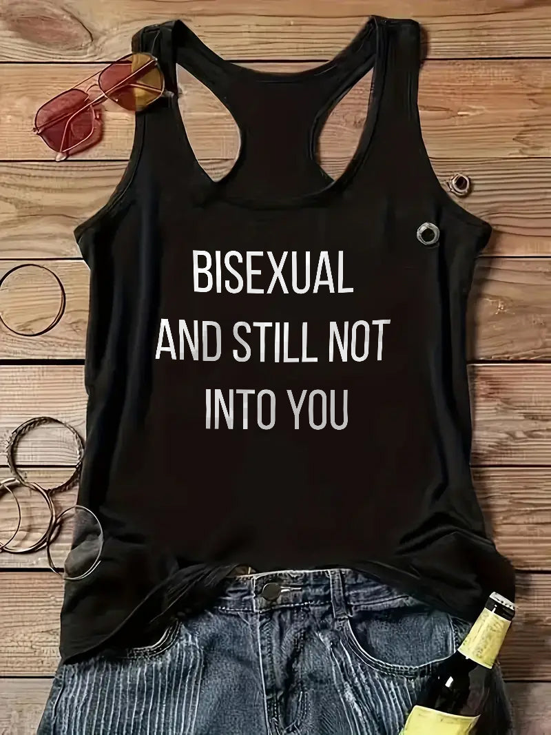 LGBT_Pride-Bisexual and Still Not Into you Tank Tops - Rose Gold Co. Shop