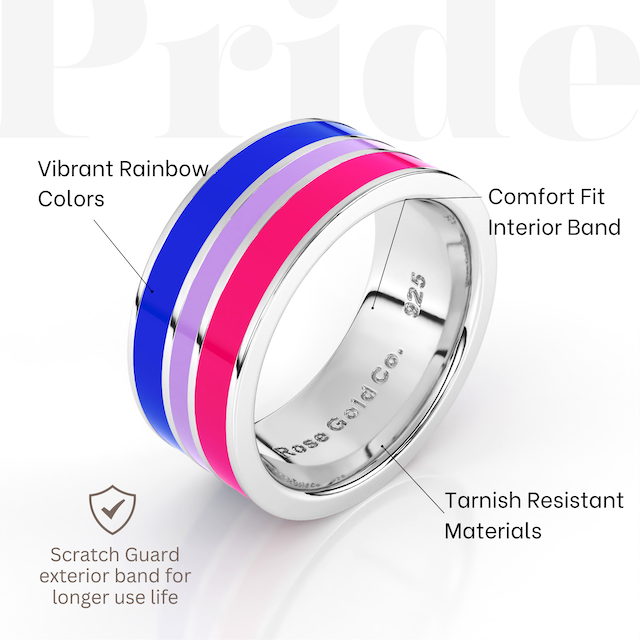 bi pride ring specifications