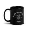 Worthless Lesbian Club black glossy mug, view 2 — Rose Gold Co