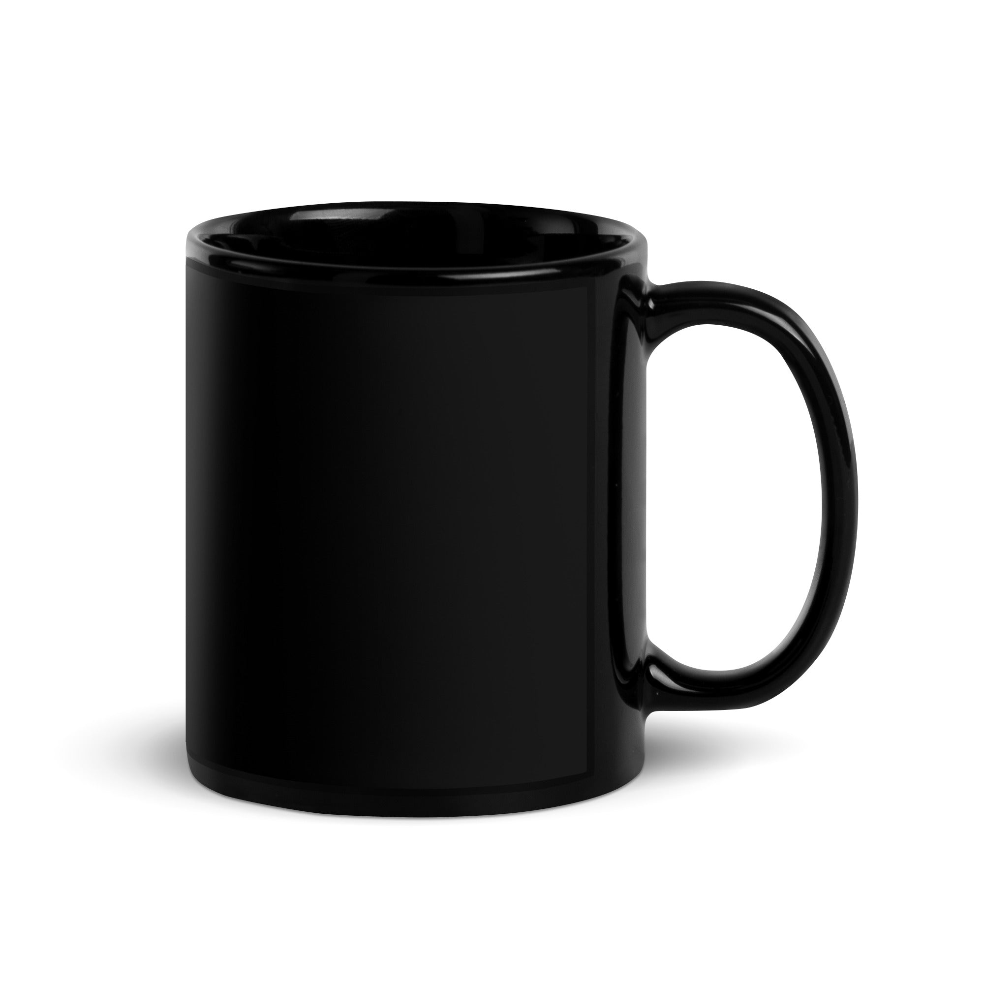 Y'all Means All black glossy mug, view 2 — Rose Gold Co