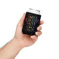 Smile If You're Gay can cooler, back view — Rose Gold Co