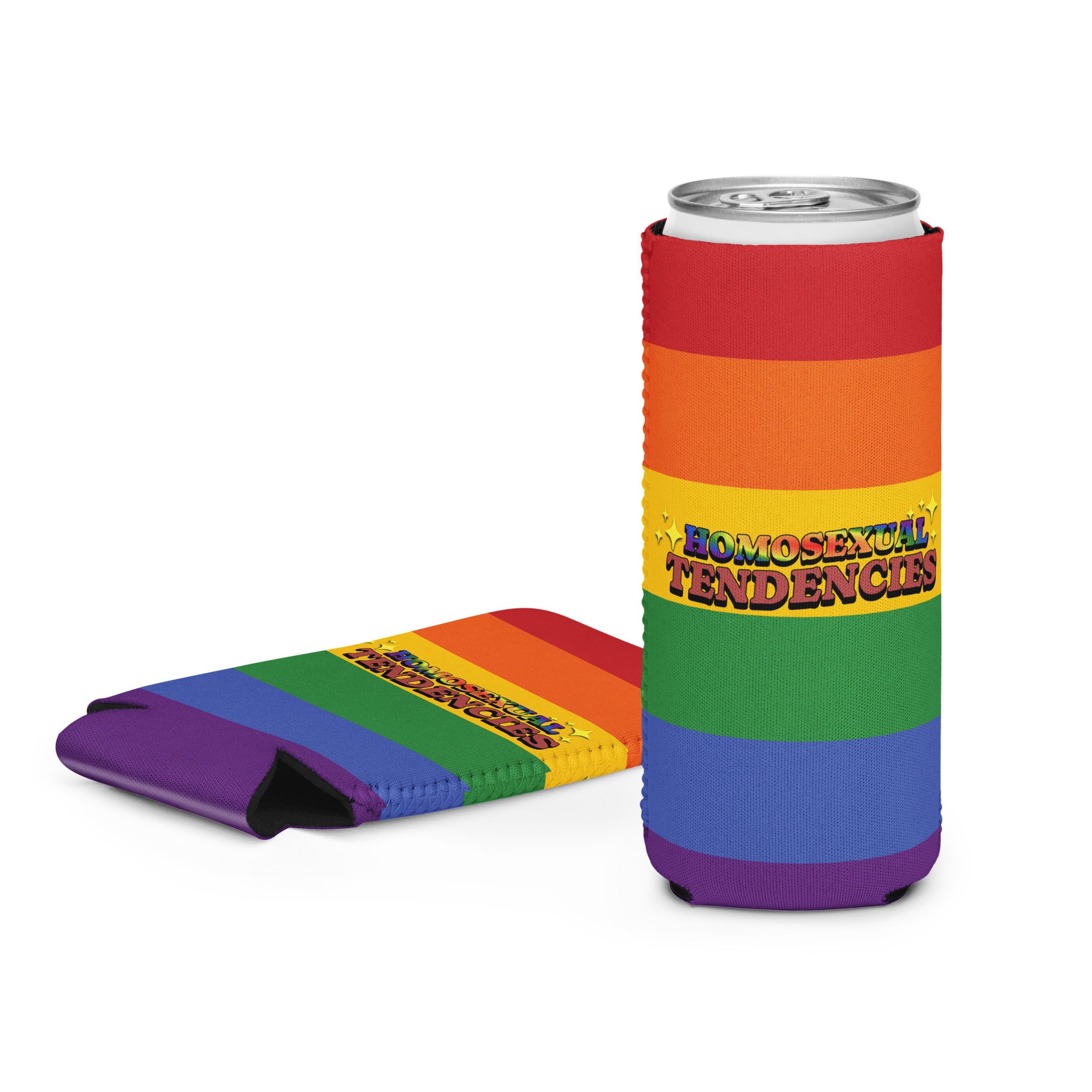 Homosexual Tendencies can cooler, back view — Rose Gold Co