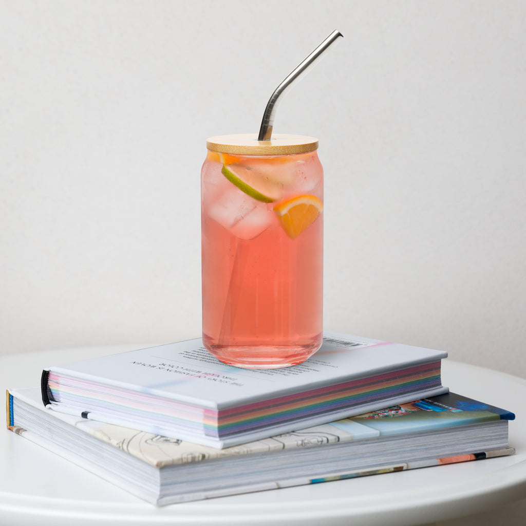 Easily Distracted by Cats and Women can-shaped glass, flat lay — Rose Gold Co