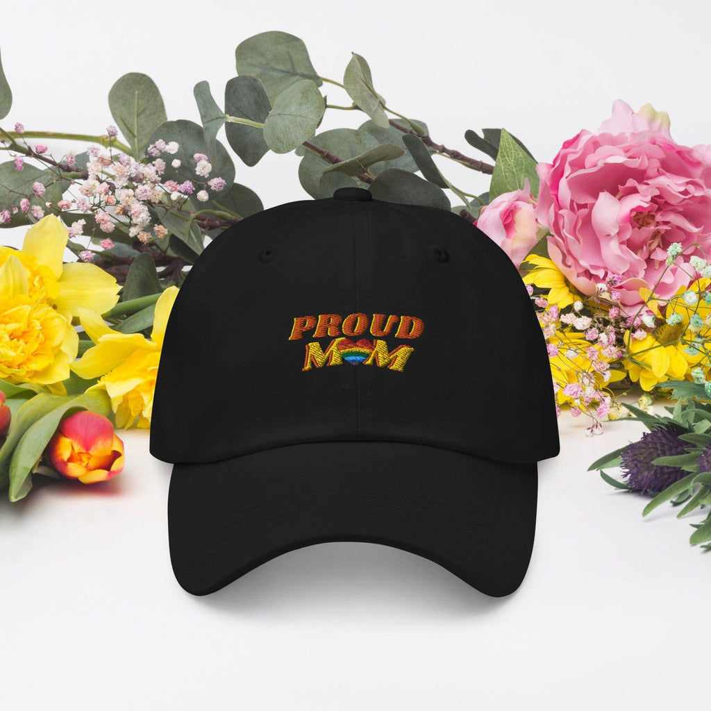 Proud Mom ally pride dad hat, view 3 — Rose Gold Co
