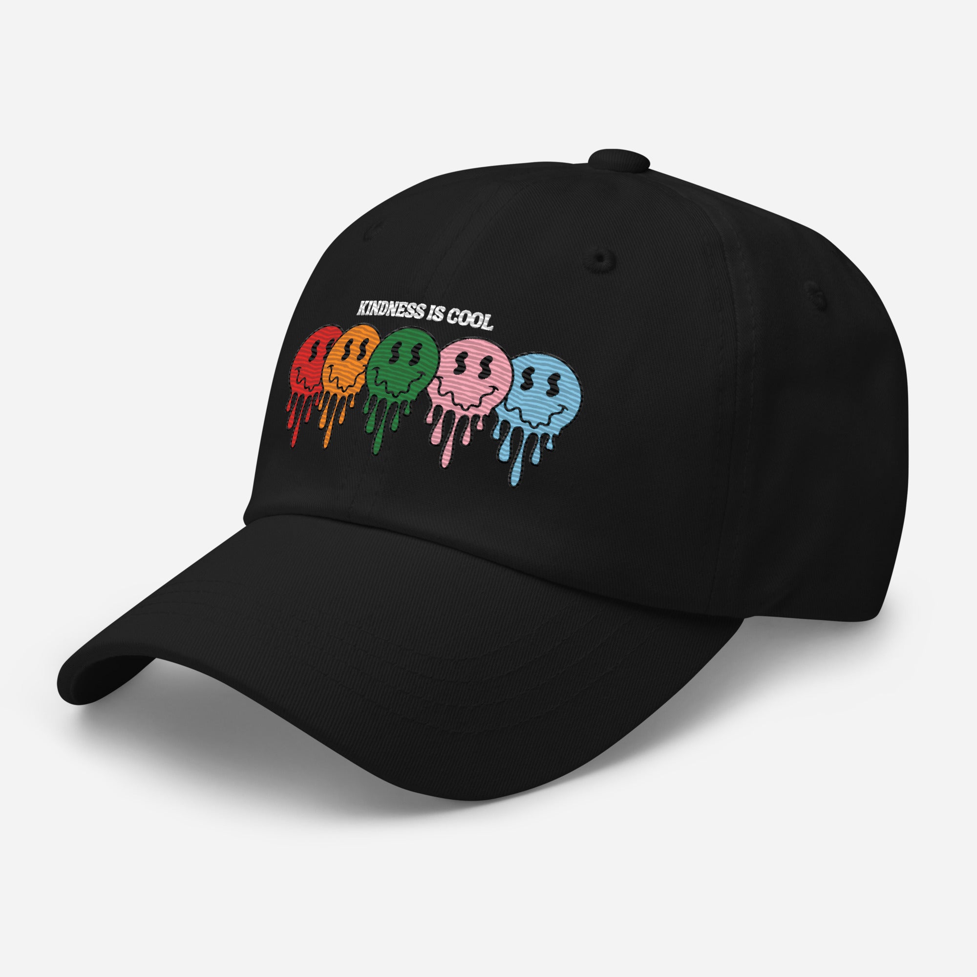 Kindness Is Cool dad hat, view 3 — Rose Gold Co