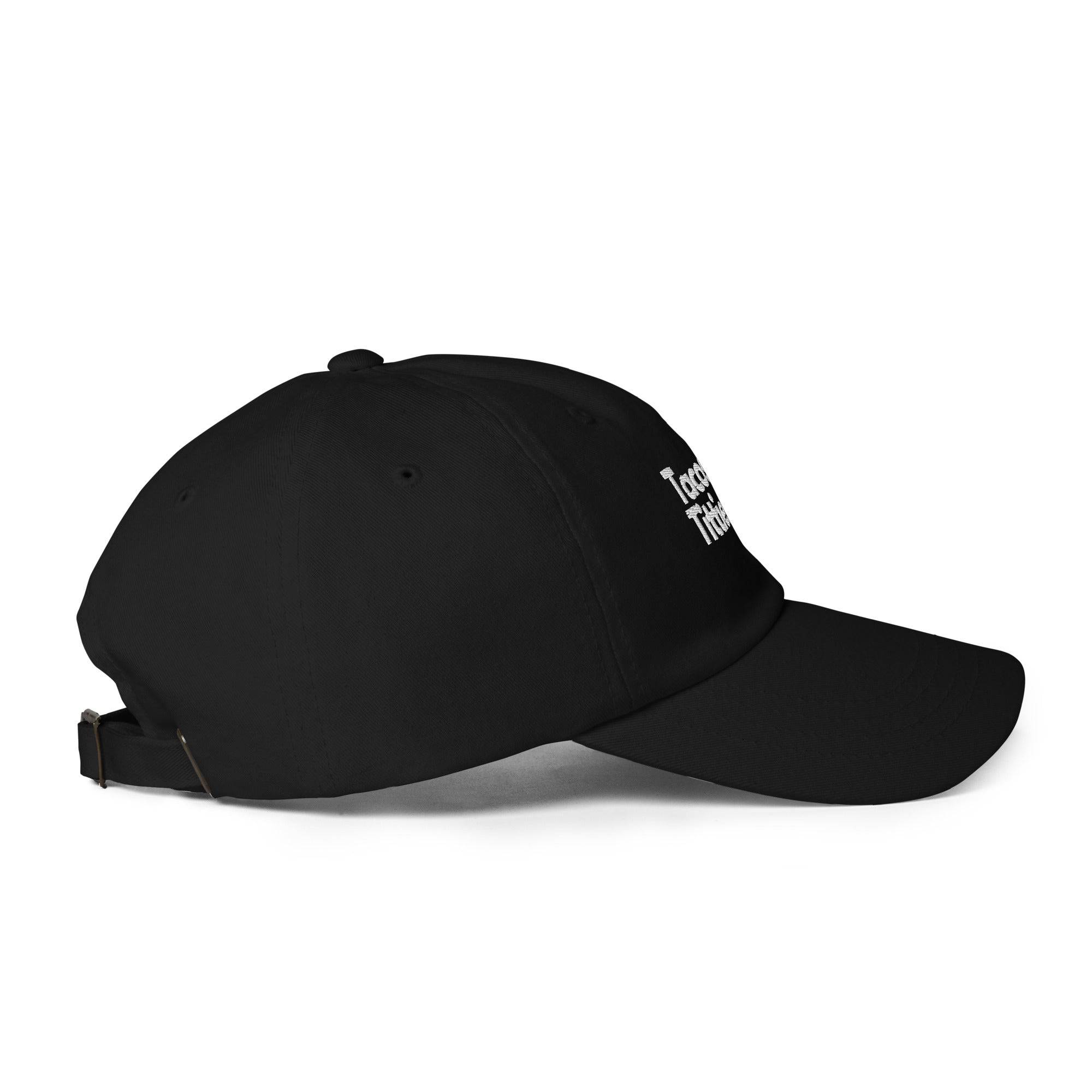 Tacos and Titties lesbian dad hat, view 4 — Rose Gold Co