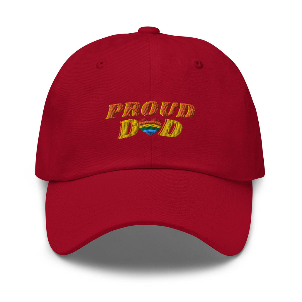 Proud Dad ally pride dad hat, view 7 — Rose Gold Co