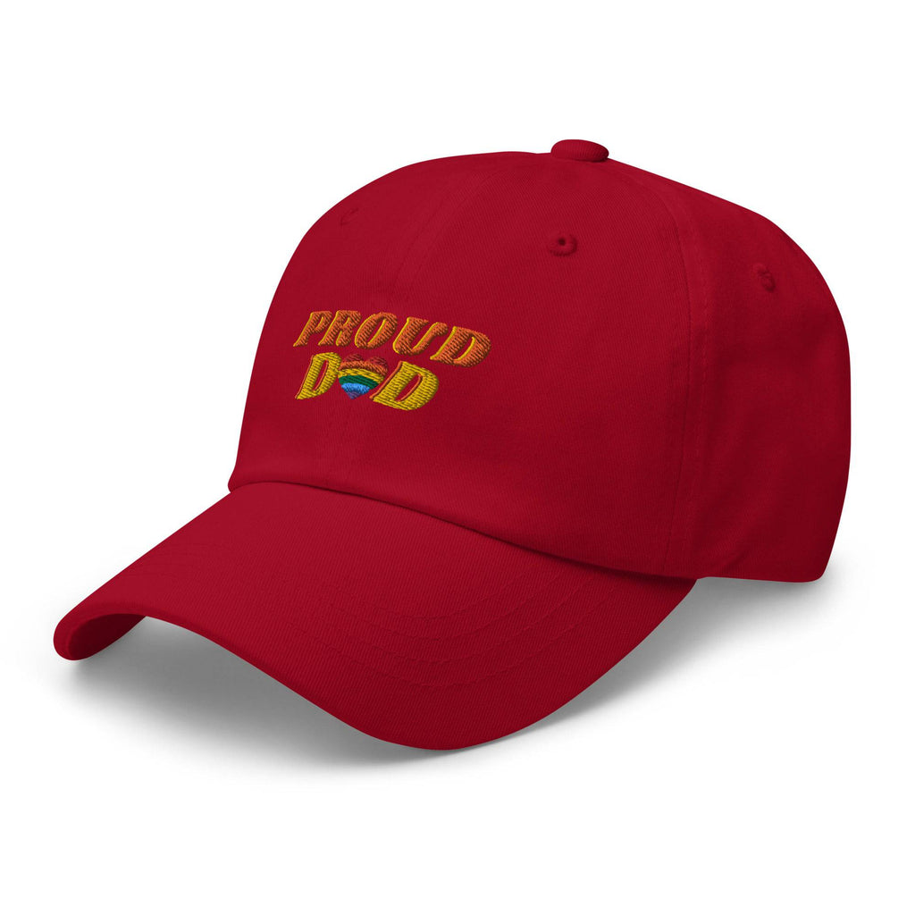 Proud Dad ally pride dad hat, view 9 — Rose Gold Co