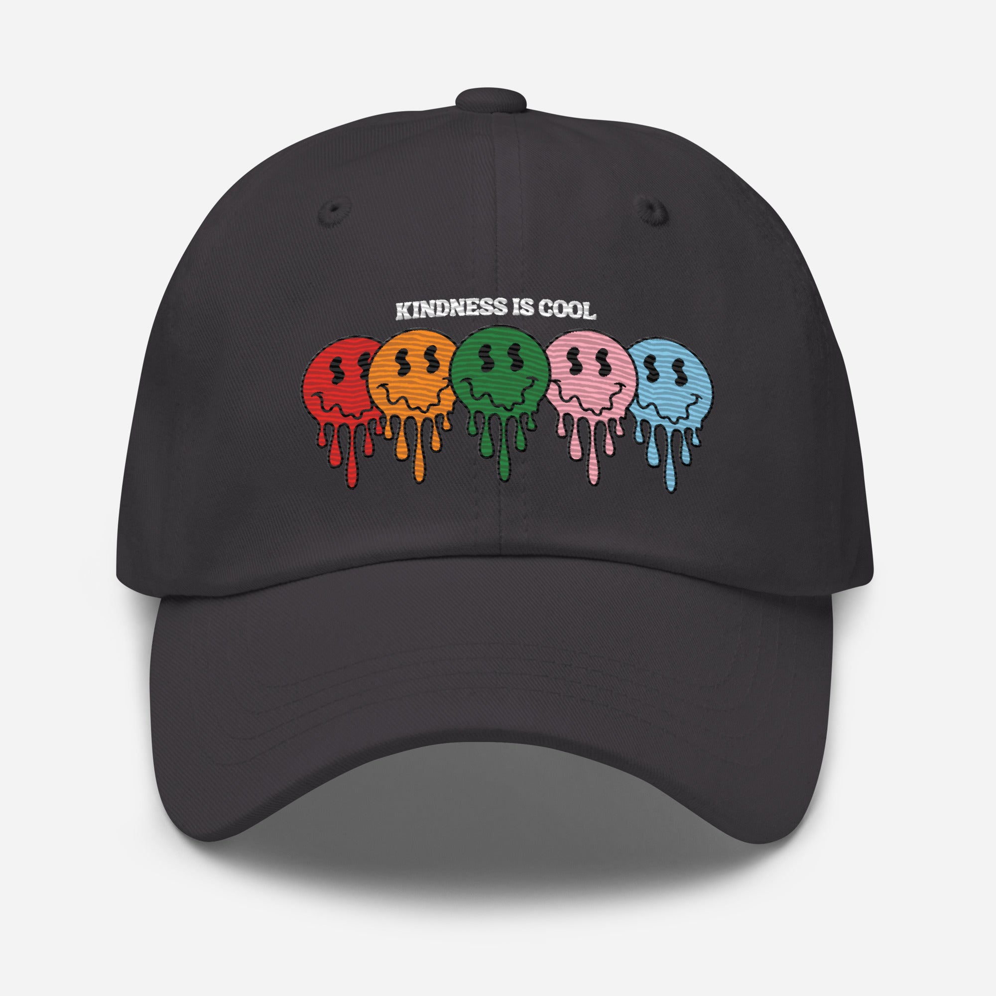 Kindness Is Cool dad hat, view 4 — Rose Gold Co