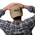 Genderfluid pride crown dad hat, view 7 — Rose Gold Co