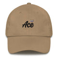 Ace pride crown dad hat, view 4 — Rose Gold Co