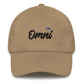Omnisexual pride crown dad hat, view 6 — Rose Gold Co