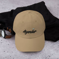 Agender pride crown dad hat, view 6 — Rose Gold Co