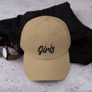 Girls Lesbian Pride Royalty Crown Dad hat - Rose Gold Co. Shop