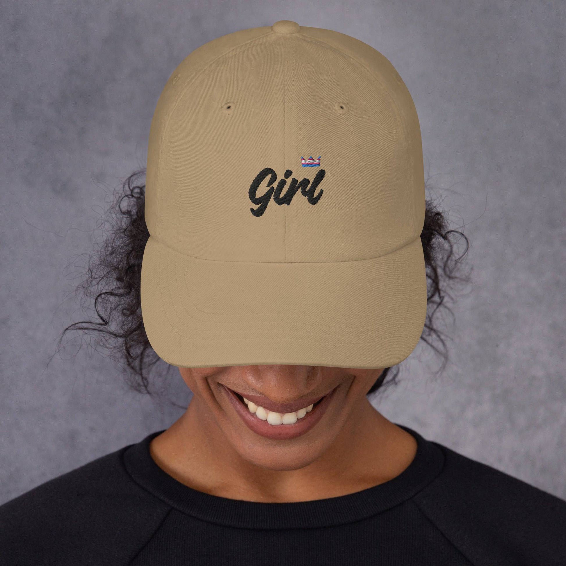 Girl Trans Pride Dad hat - Rose Gold Co. Shop