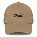 Demigirl pride crown dad hat, view 7 — Rose Gold Co