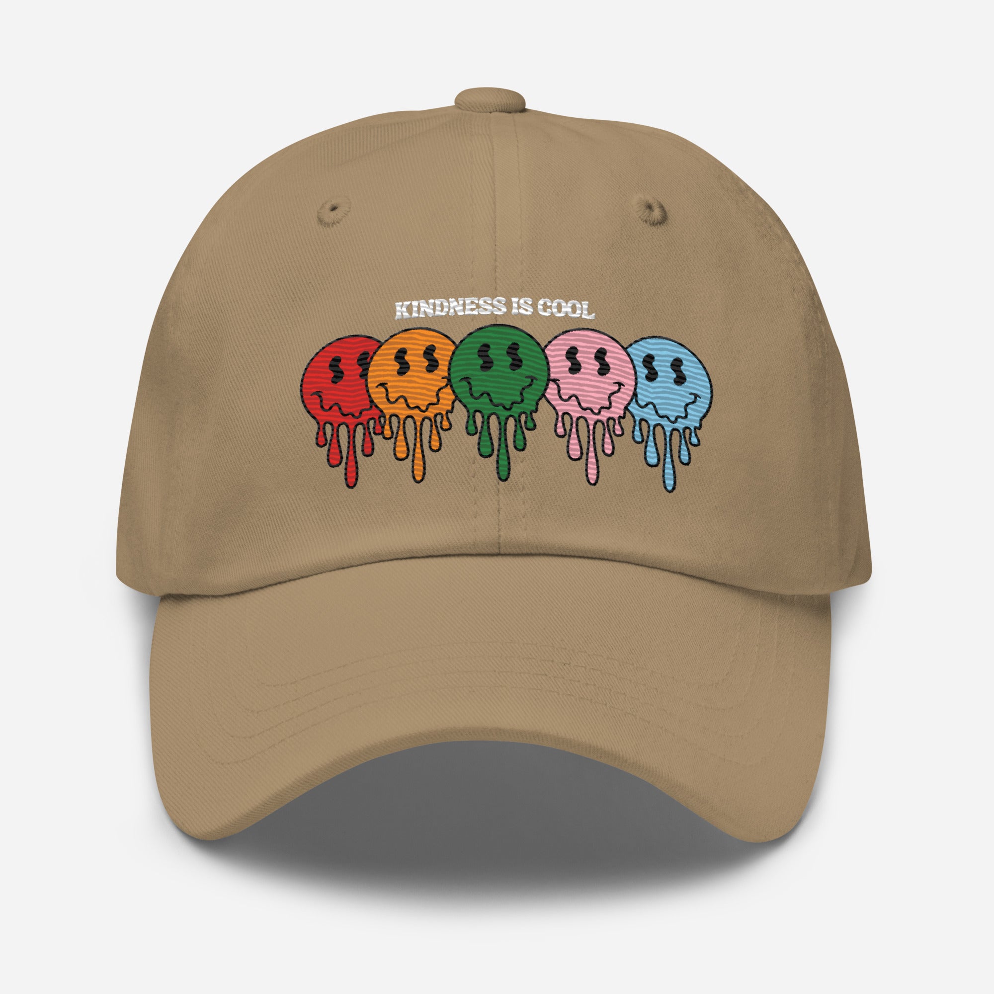 Kindness Is Cool dad hat, view 7 — Rose Gold Co