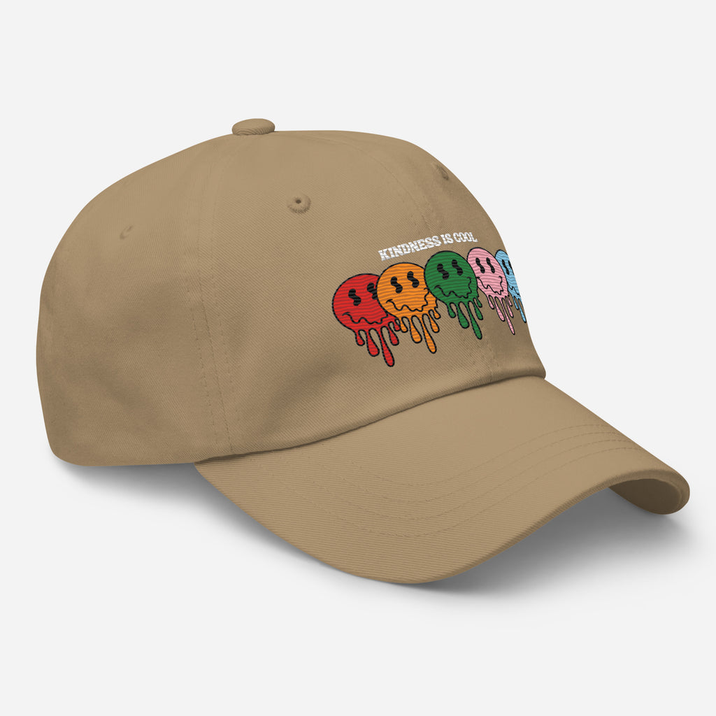 Kindness Is Cool dad hat, view 8 — Rose Gold Co