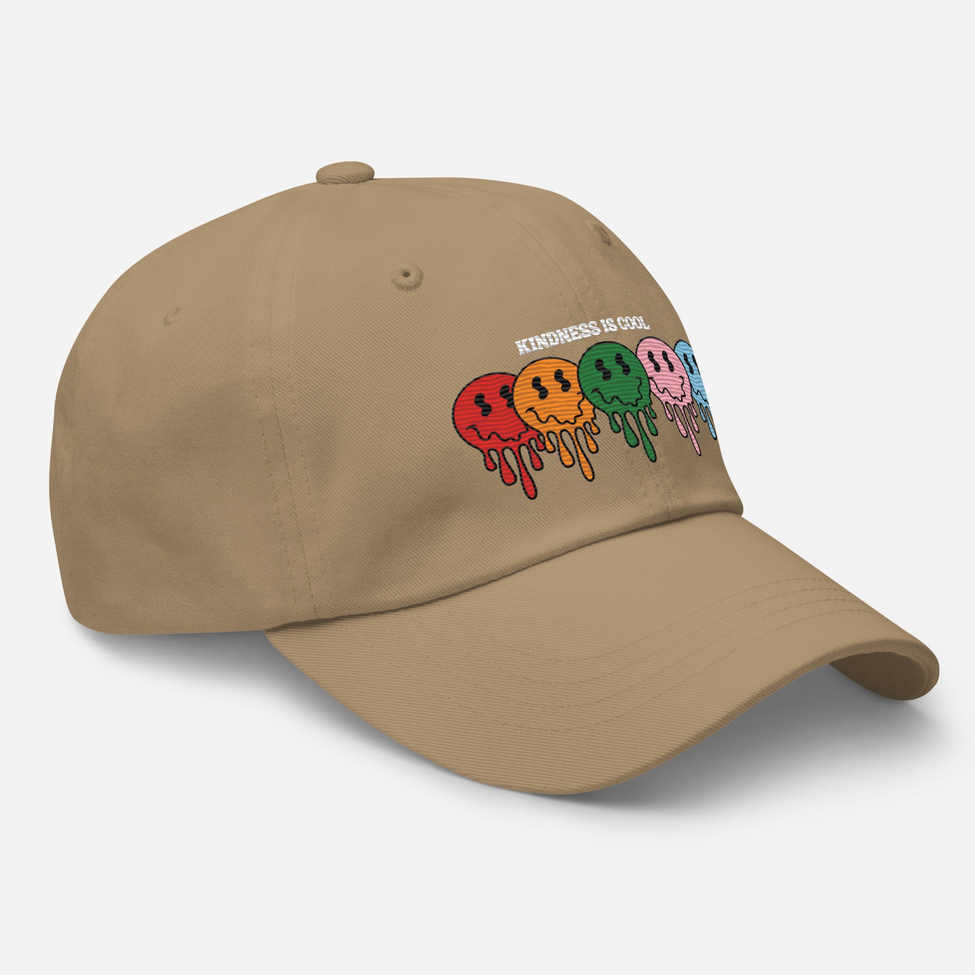 Kindness Is Cool dad hat, view 8 — Rose Gold Co