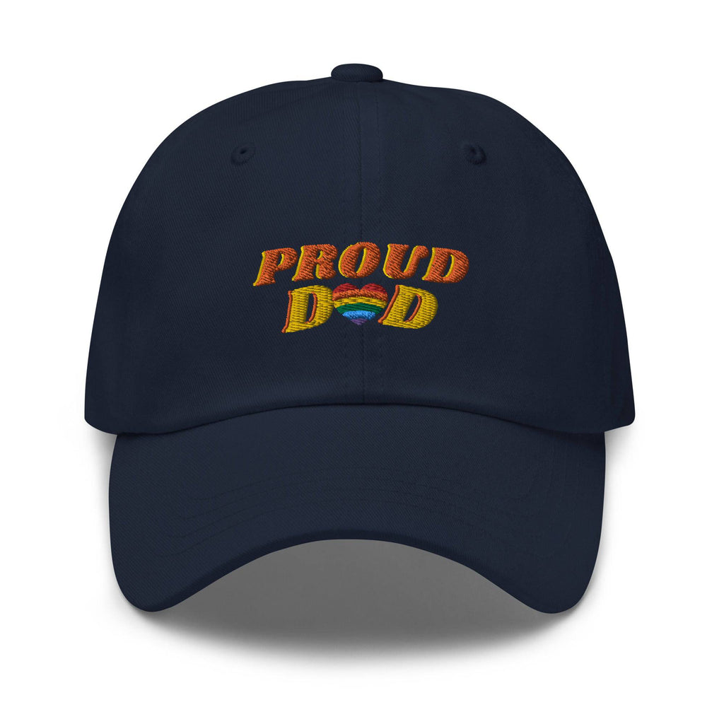 Proud Dad ally pride dad hat, view 4 — Rose Gold Co