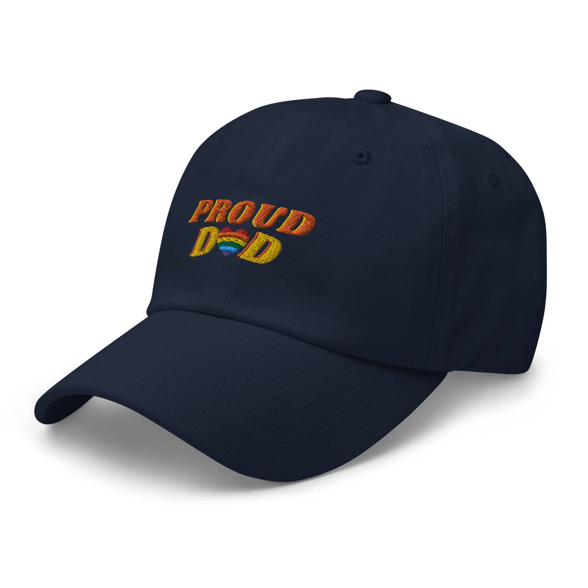 Proud Dad ally pride dad hat, view 6 — Rose Gold Co
