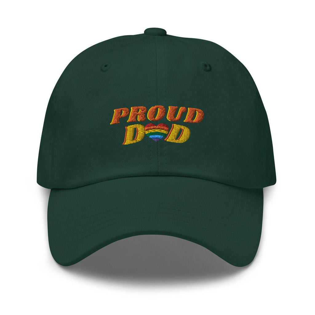 Proud Dad ally pride dad hat, view 10 — Rose Gold Co