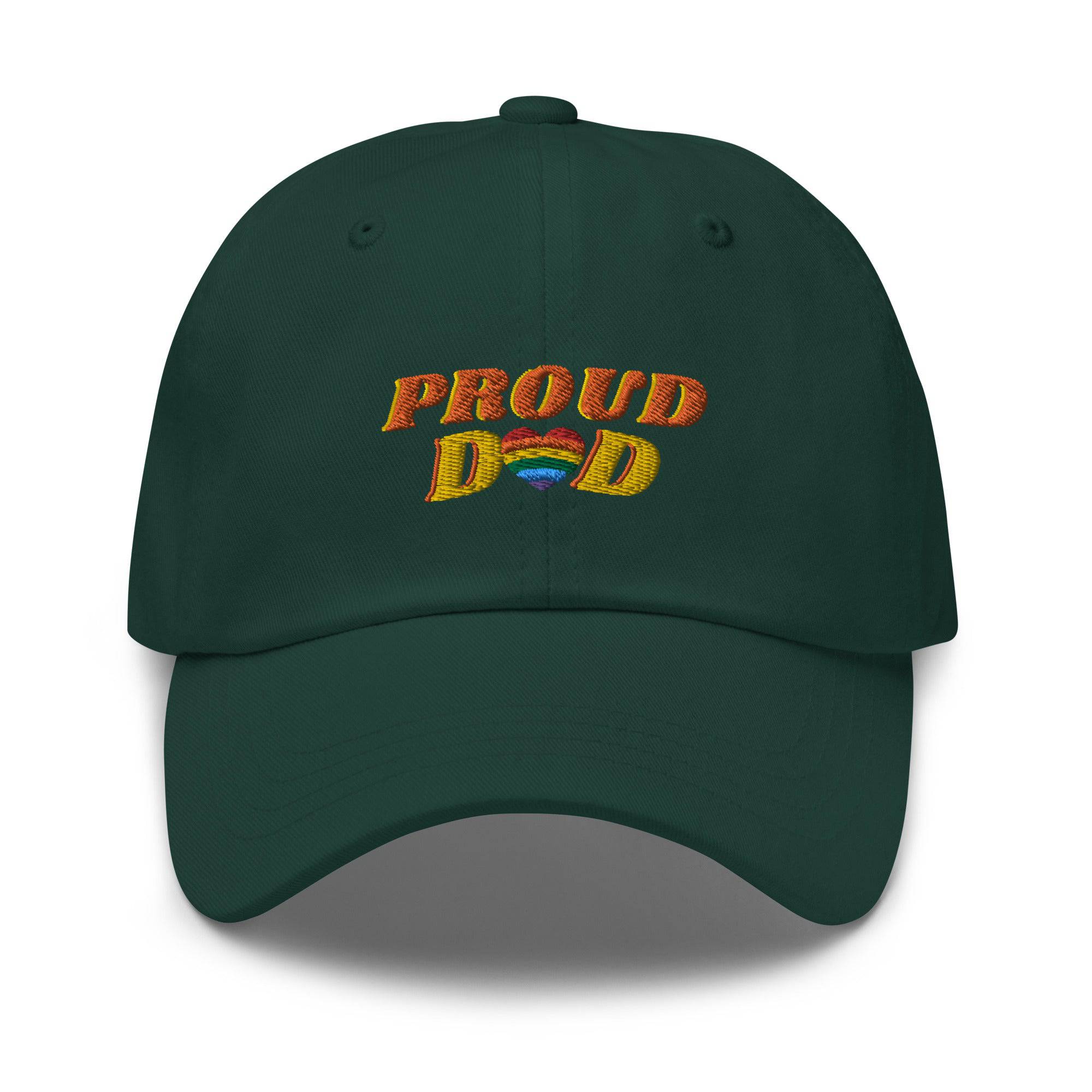 Proud Dad ally pride dad hat, view 10 — Rose Gold Co