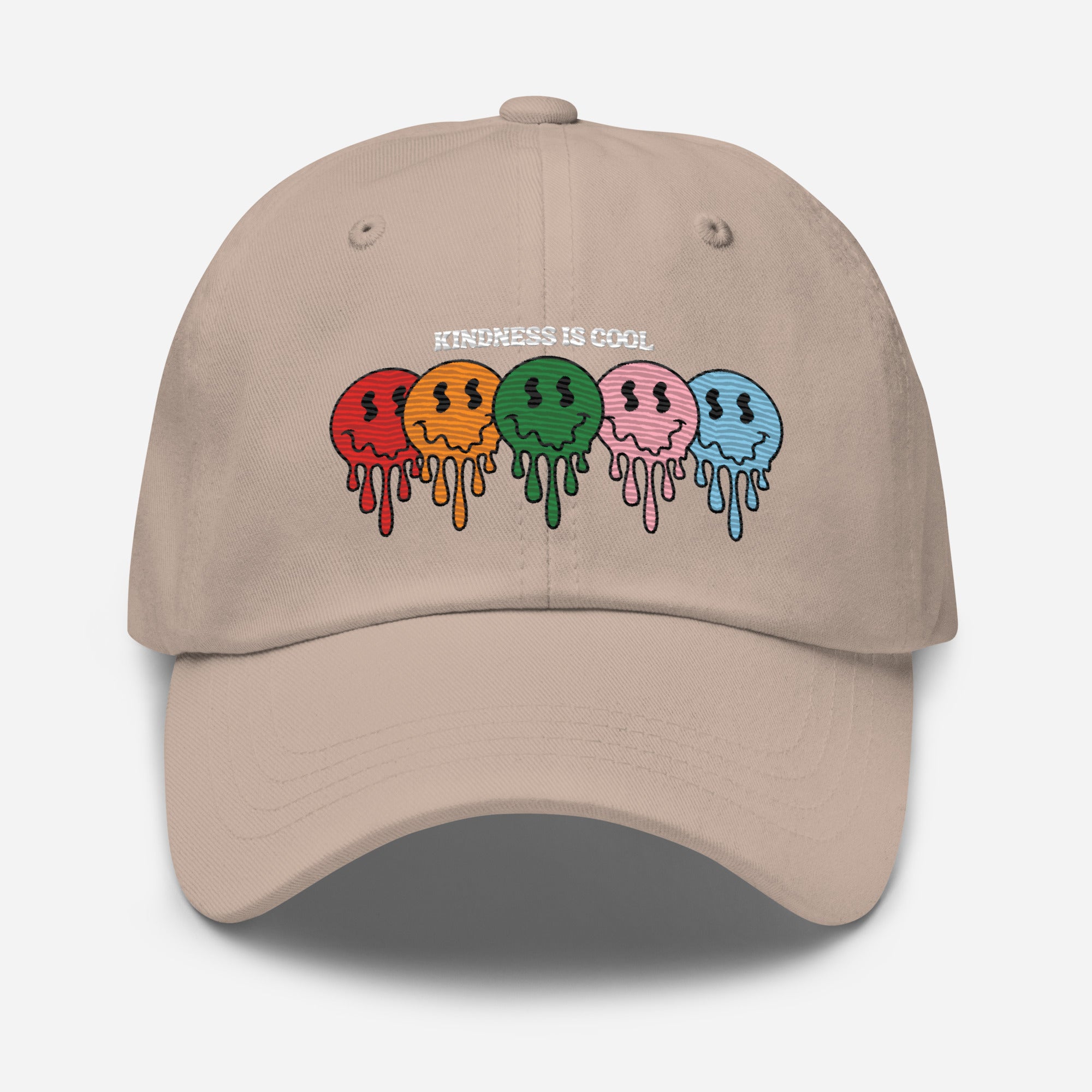 Kindness Is Cool dad hat, view 10 — Rose Gold Co
