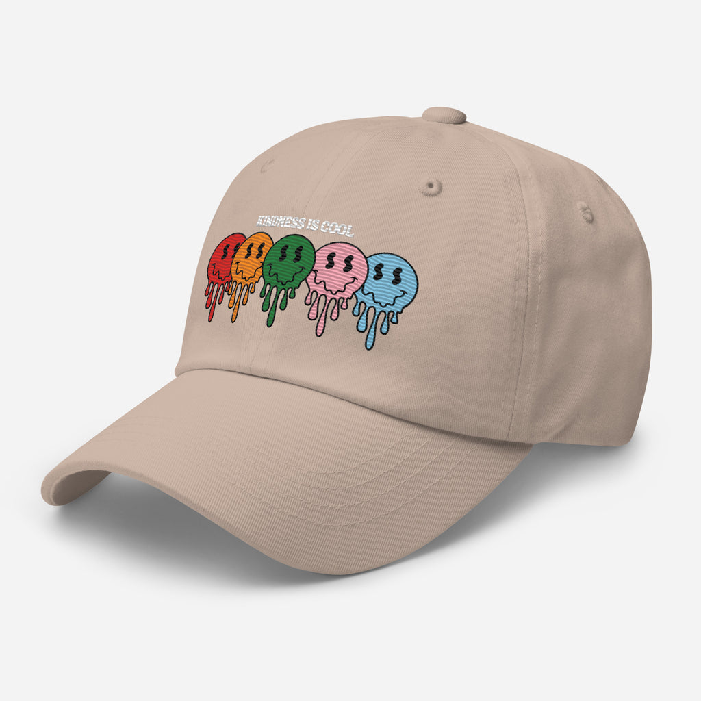 Kindness Is Cool dad hat, view 12 — Rose Gold Co