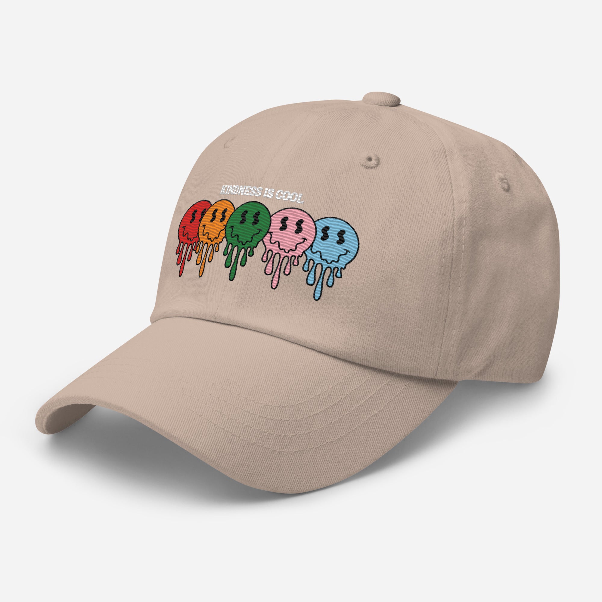 Kindness Is Cool dad hat, view 12 — Rose Gold Co
