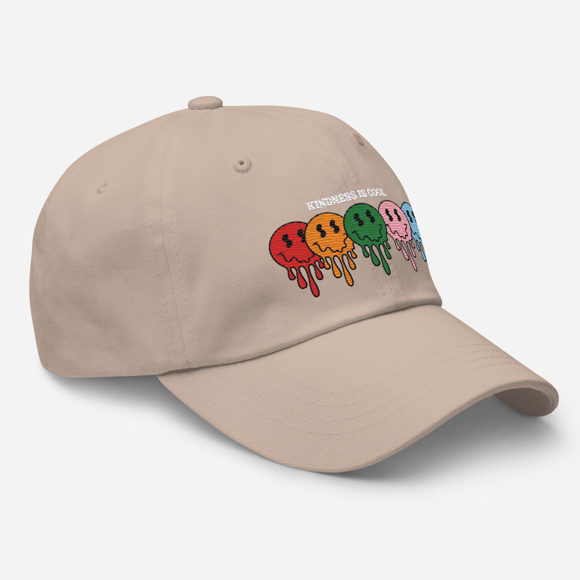 Kindness Is Cool dad hat, view 11 — Rose Gold Co